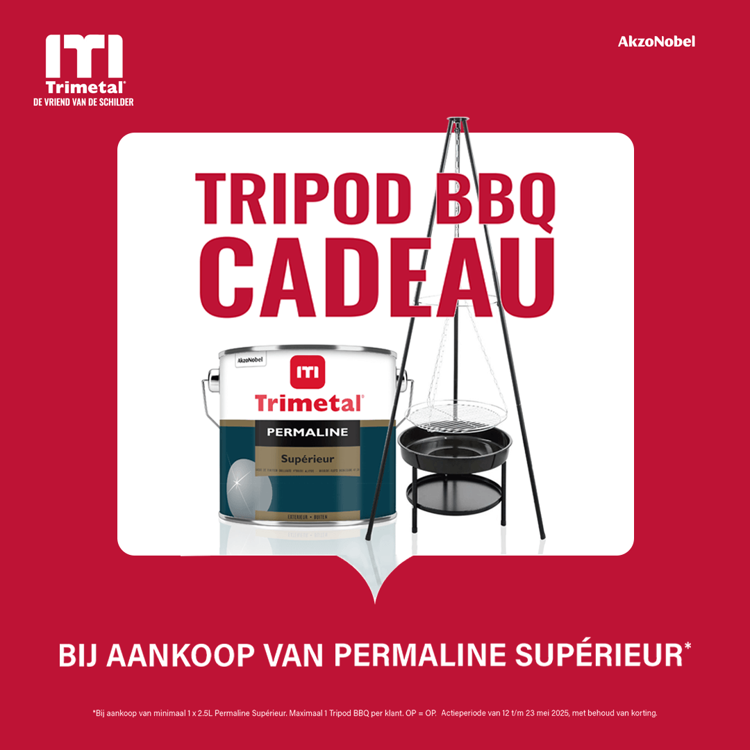 Nu gratis barbecue bij aankoop van Trimetal Permaline Supérieur